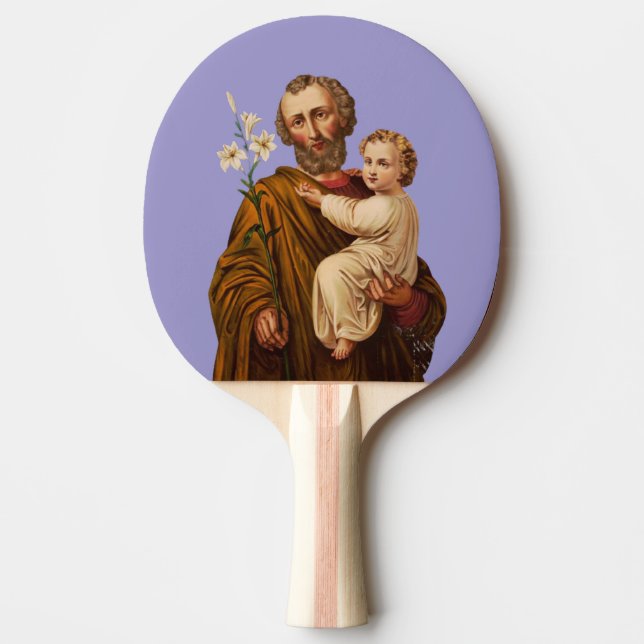 Saint Joseph Guardian från Heligans familj Pingisracket (Framsidan)