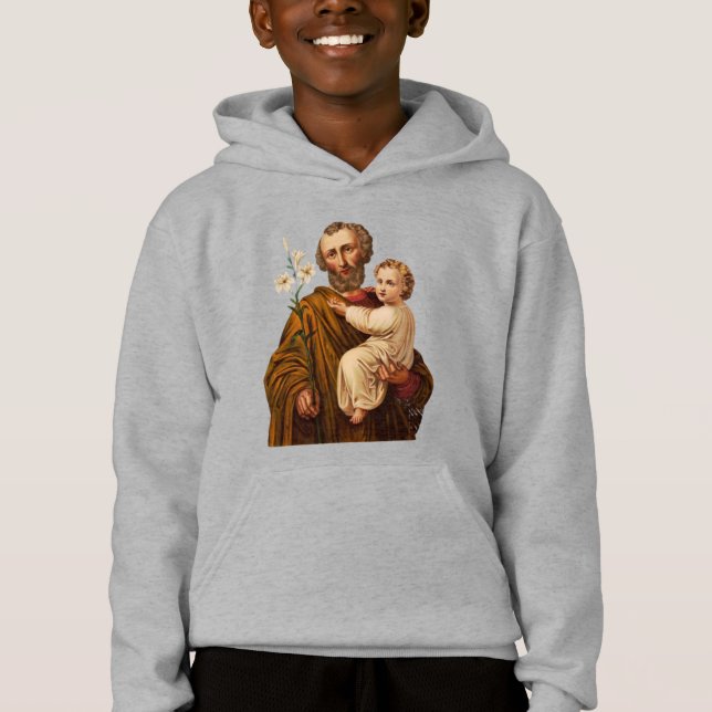 Saint Joseph Guardian från Heligans familj T Shirt (Framsida)
