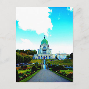 Saint Joseph Montreal chauch Vykort