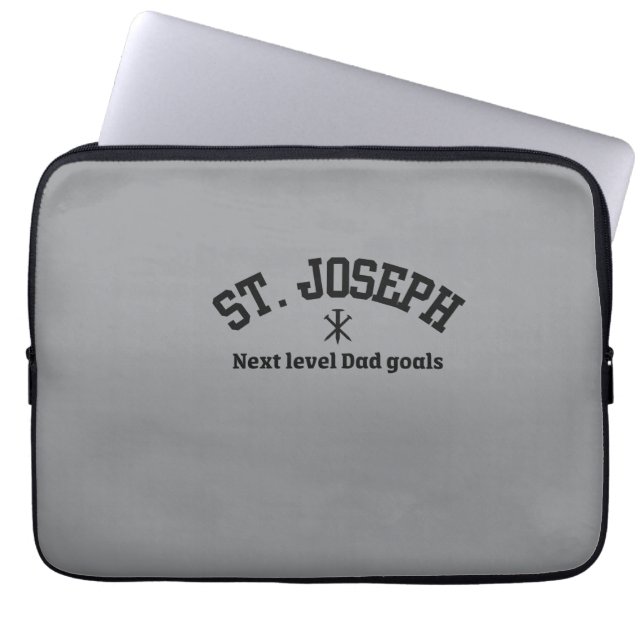 Saint Joseph Next Level Pappa Goals Collegiate Laptop Fodral (Framsidan)