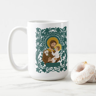 Saint Joseph och Child Jesus Mugg
