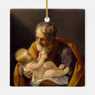 Saint Joseph och Jesus Child Ornament