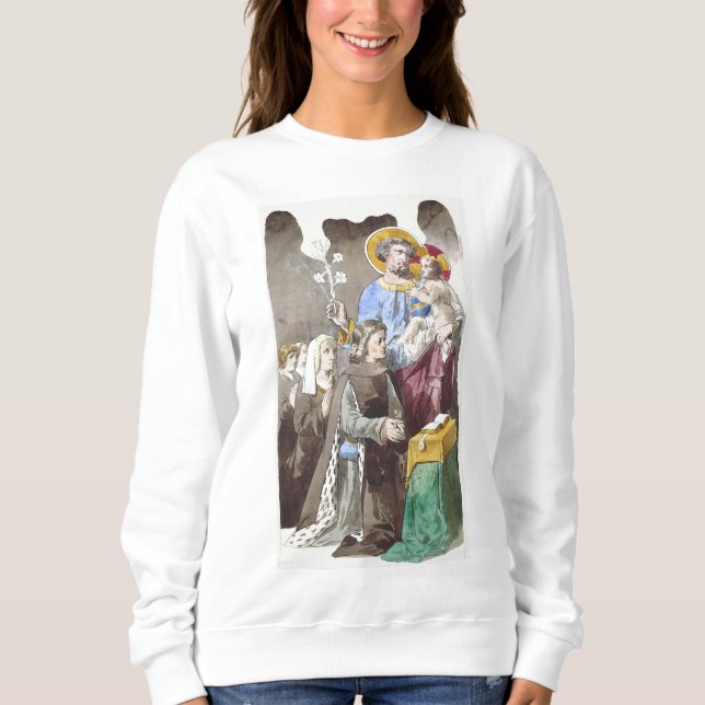 Saint Joseph Patron från universell kyrka T Shirt (Framsida)