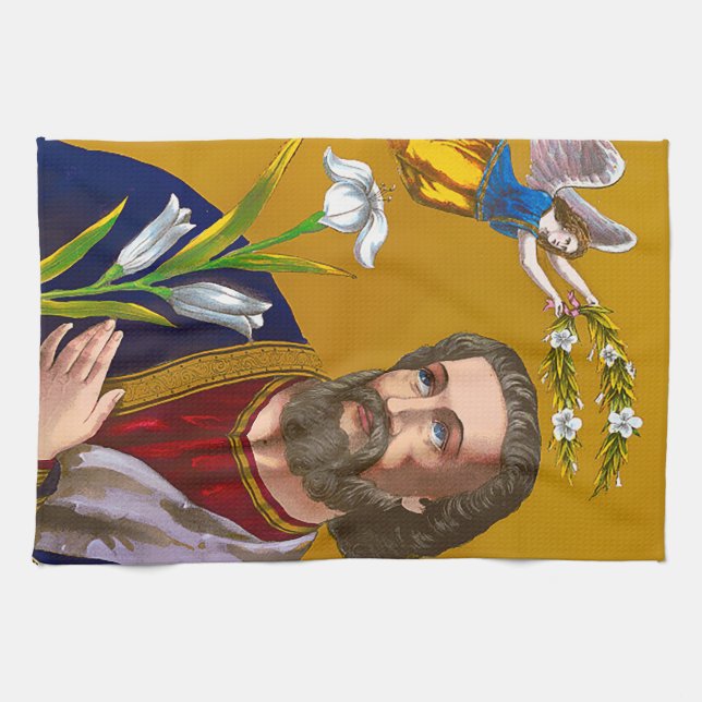 Saint Joseph San Jose Kökshandduk (Horisontell)