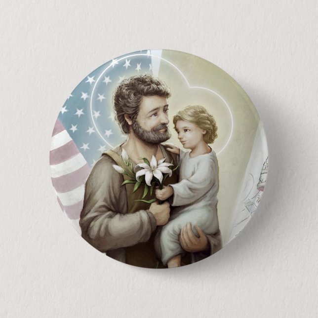 Saint Joseph the Protector Knapp (Framsida)