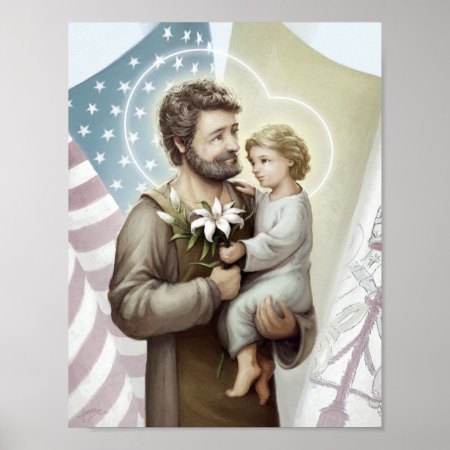 Saint Joseph the Protector Poster (Framsidan)