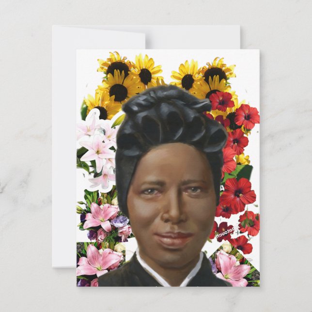Saint Josephine Bakhita Flat tackkort Tack Kort (Framsida)