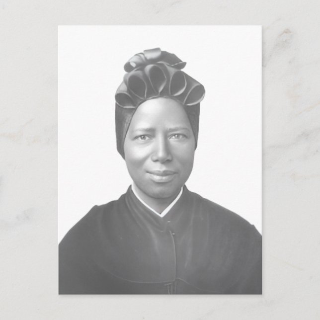 Saint Josephine Bakhita Vykort (Framsida)