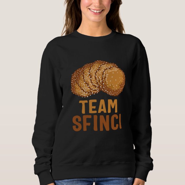 Saint Joseph's Day Team Sfinci Cute Sicilian Desse T Shirt (Framsida)