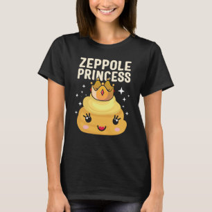 Saint Joseph's Day Zeppole Princess Cute Italia P T Shirt