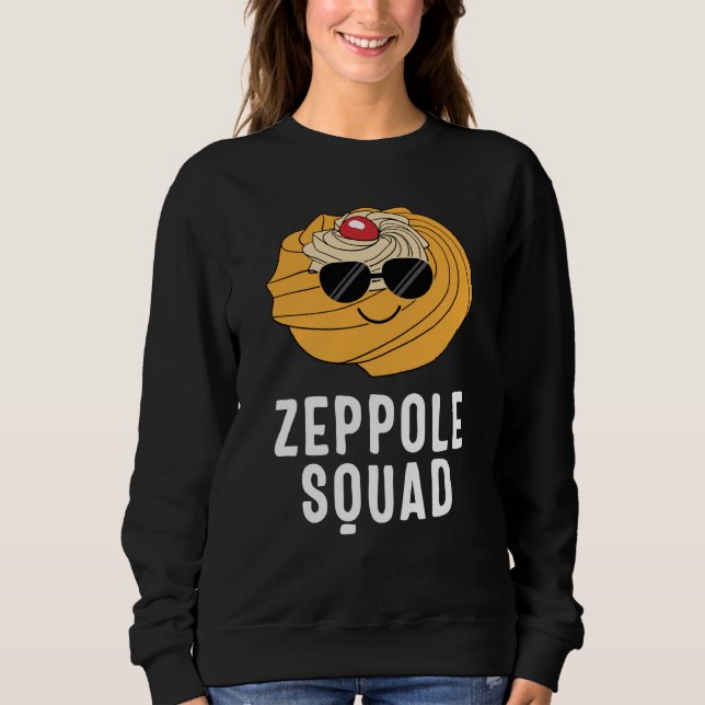 Saint Joseph's Day Zeppole Squad Sunglasses Italia T Shirt (Framsida)