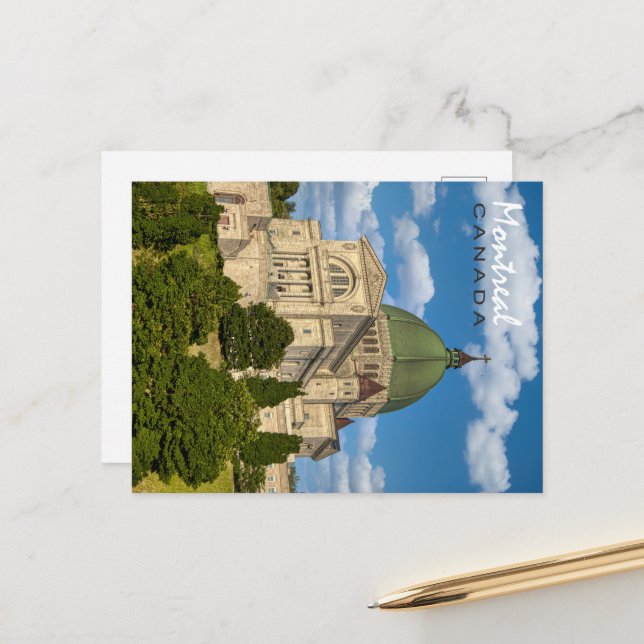 Saint Joseph's Oratory, Montreal Vykort (Fram/Back In Situ)