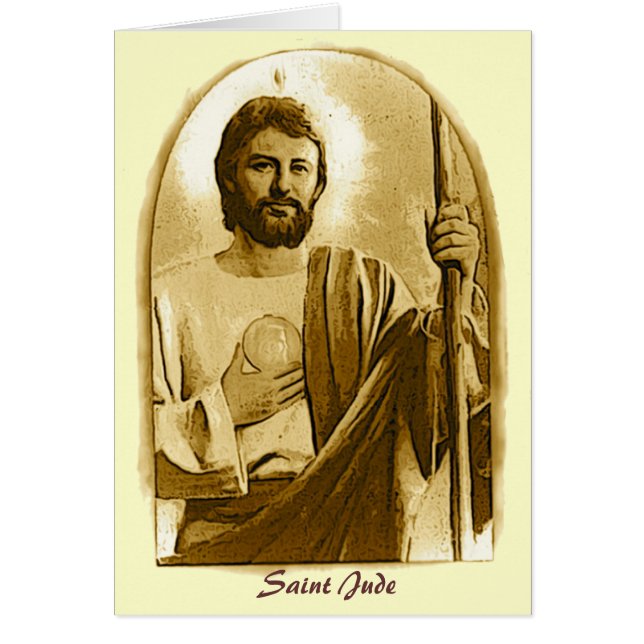 Saint Jude Blank Card Hälsningskort (Framsidan)