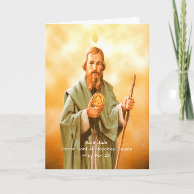 Saint Jude Prayer Helgkort (Framsida)