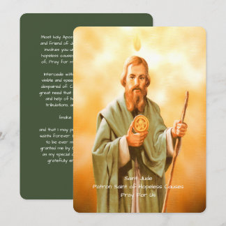 Saint Jude Prayer Julkort