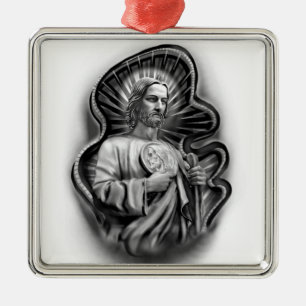 Saint-Jude, saint-jude-katolska prydnadsföremål, k Julgransprydnad Metall