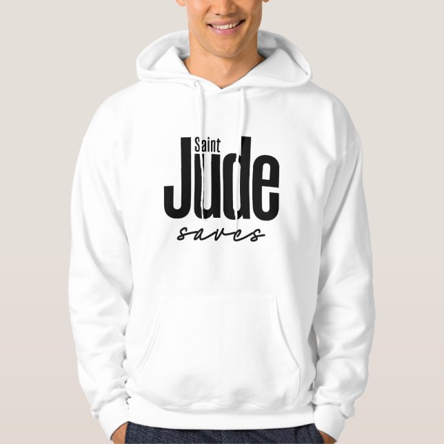 Saint Jude Saves Hoodie (Framsida)