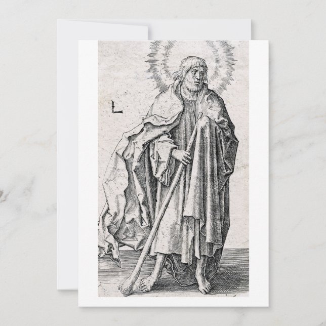 Saint Jude Thaddaeus Apostle Julkort (Framsida)