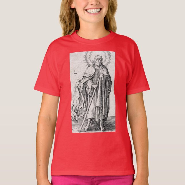 Saint Jude Thaddaeus Apostle T Shirt (Framsida)