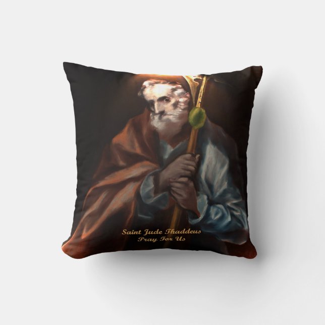Saint Jude Thaddeus Kudde (Framsida)