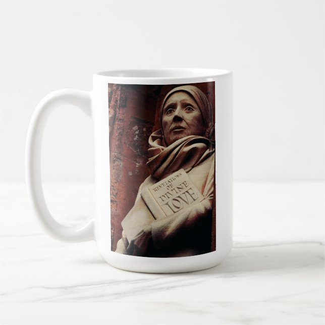 Saint Julian av Norwich Kaffemugg (Vänster)