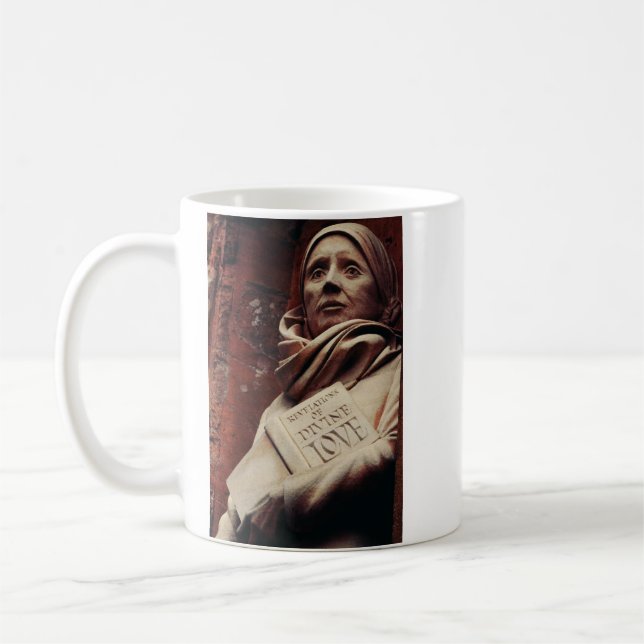 Saint Julian av Norwich Kaffemugg (Vänster)