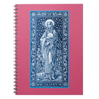 Saint Juliana Falconieri Notebook Anteckningsbok Med Spiral