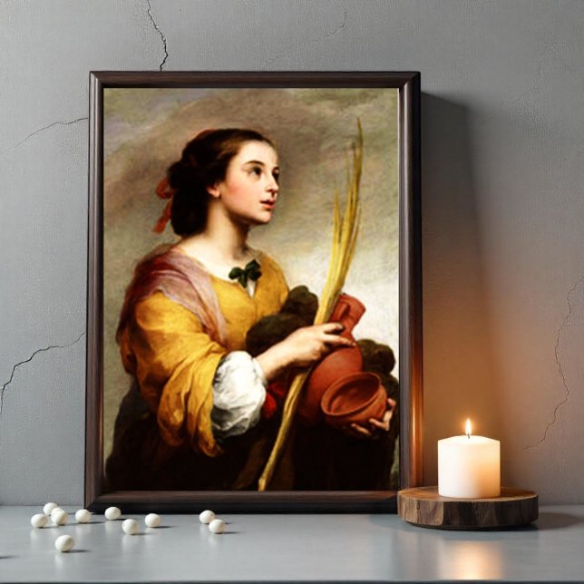 Saint Justa by Murillo Poster (Skapare uppladdad)