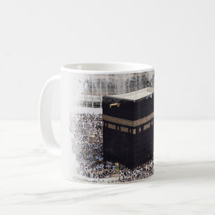 Saint Kaaba, Masjid Al Haram, vattenfärgsillustra Kaffemugg