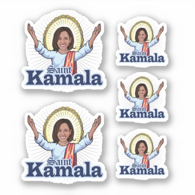 SAINT KAMALA HARRIS KLISTERMÄRKEN (Framsida)