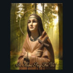 Saint Kateri Tekakwita Fototryck<br><div class="desc">Saint Kateri Tekaktaa, Virgin, kanoniserades den 10/21/2012 av påve Benedictus XVI. Kateri föddes nära staden Auriesville i New York år 1656, dotter till en mohawk krigare. Hon var fyra år gammal när mor dog av smittkoppor. Sjukdomen attackerade också Kateri och transformerade hennes ansikte. Hon antogs av hennes två moster och...</div>