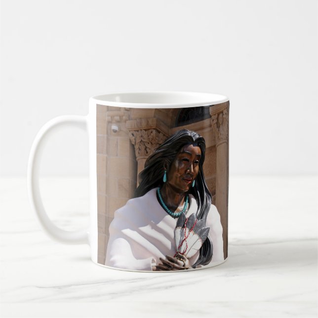 Saint Kateri Tekakwita Kaffemugg (Vänster)