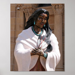 Saint Kateri Tekakwita Poster