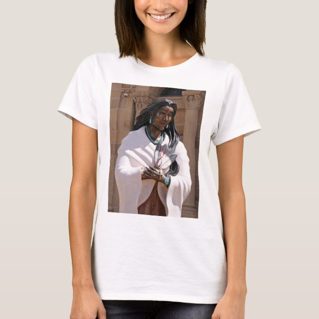 Saint Kateri Tekakwita T Shirt (Framsida)