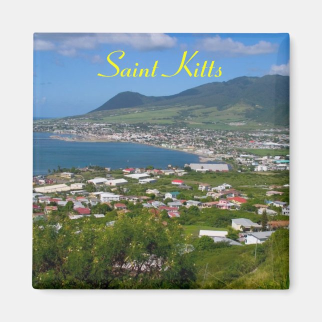 Saint Kitts magnet (Framsidan)