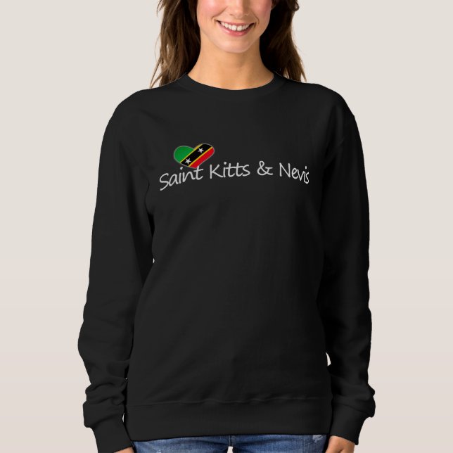 Saint Kitts & Nevis Kärlek T Shirt (Framsida)