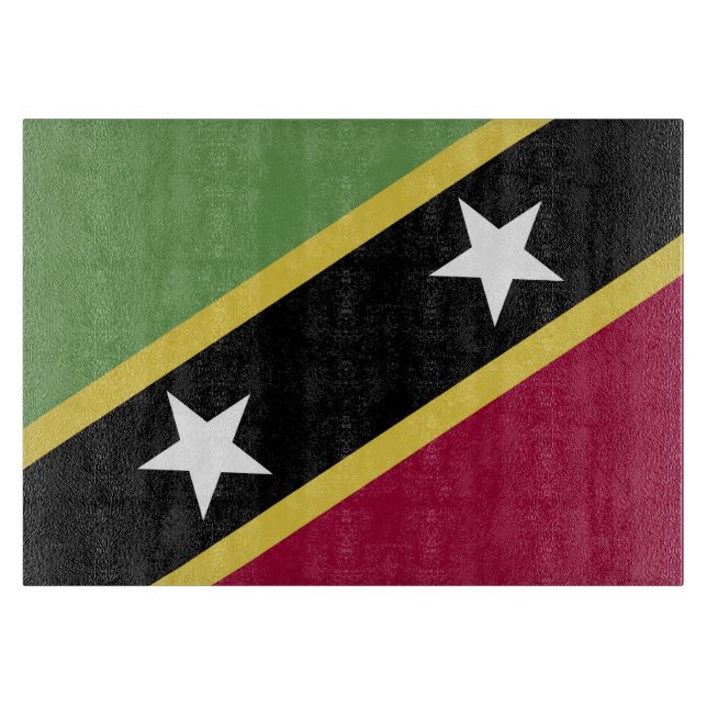 Saint Kitts och Nevis flagga (Framsidan)