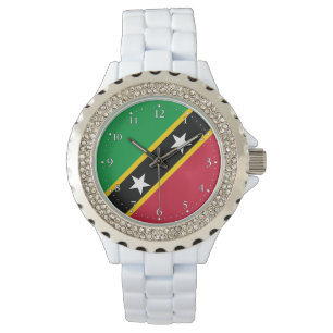 Saint Kitts och Nevis flagga Armbandsur