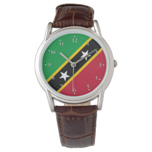 Saint Kitts och Nevis flagga Armbandsur