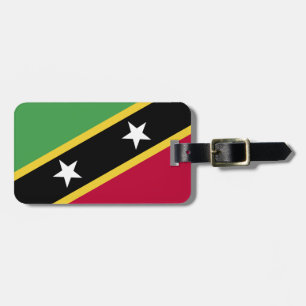 Saint Kitts och Nevis Flagga Bagagebricka