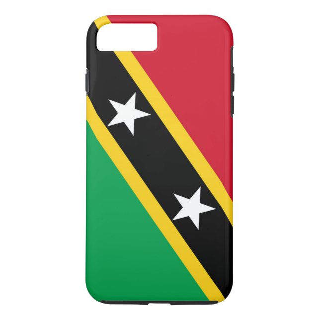 Saint Kitts och Nevis flagga Case-Mate iPhone Skal (Baksida)