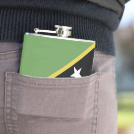 Saint Kitts och Nevis flagga Fickplunta