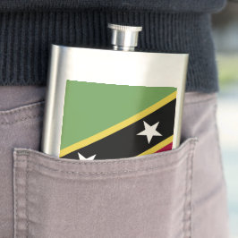 Saint Kitts och Nevis flagga Fickplunta