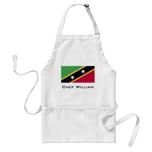 Saint Kitts och Nevis Flagga Förkläde (Framsidan)