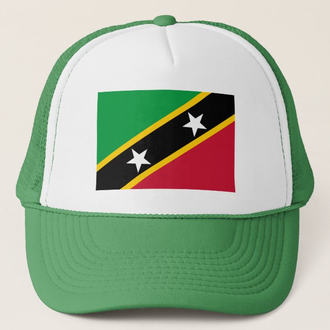 Saint Kitts och Nevis flagga Keps (Framsida)