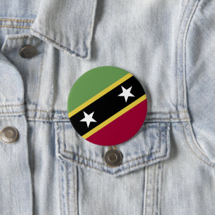 Saint Kitts och Nevis flagga Knapp