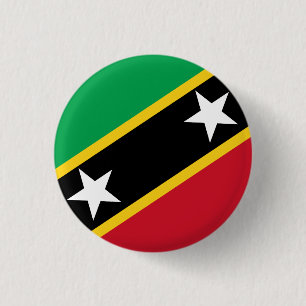 Saint Kitts och Nevis Flagga Knapp