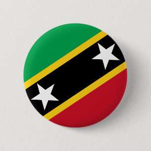 Saint Kitts och Nevis Flagga Knapp