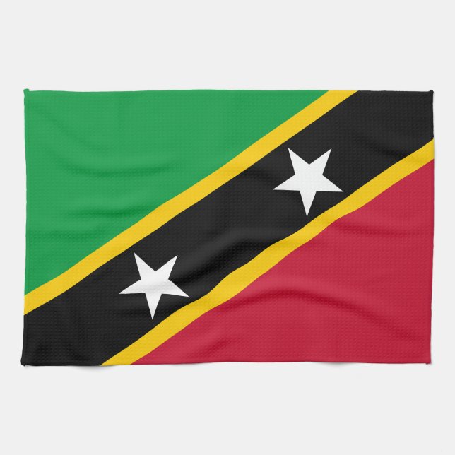 Saint Kitts och Nevis Flagga Kökshandduk (Horisontell)