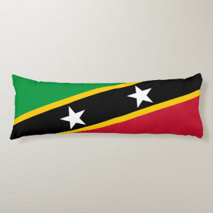 Saint Kitts och Nevis flagga Kroppskudde